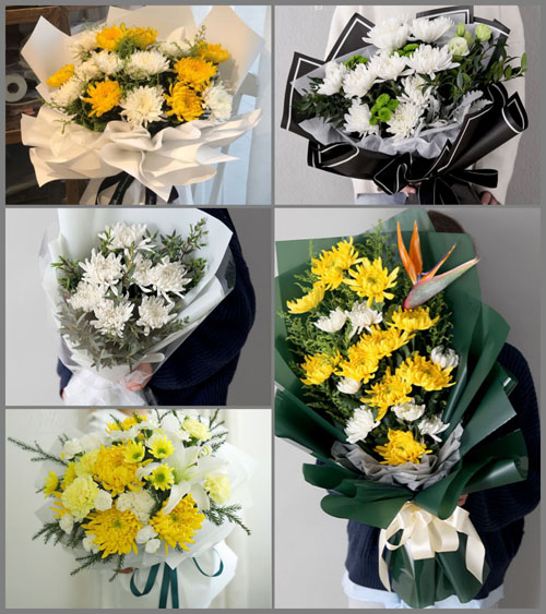 山东德州乐陵市胡家街道白事花束代送